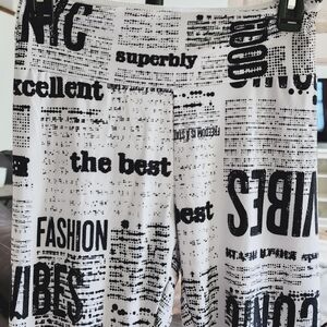 Street wear society leggings medium (30% off 2 or more items)